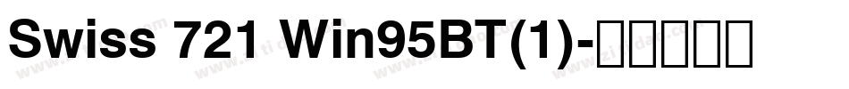 Swiss 721 Win95BT(1)字体转换